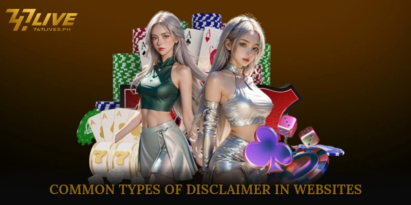 Common Types of Disclaimer in Websites
