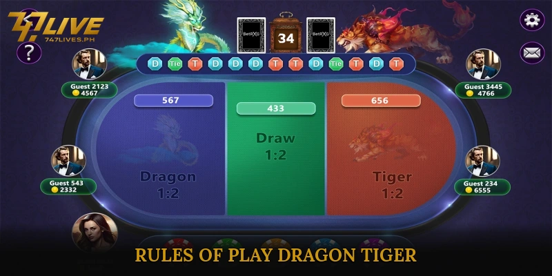 Rules of Play Dragon Tiger